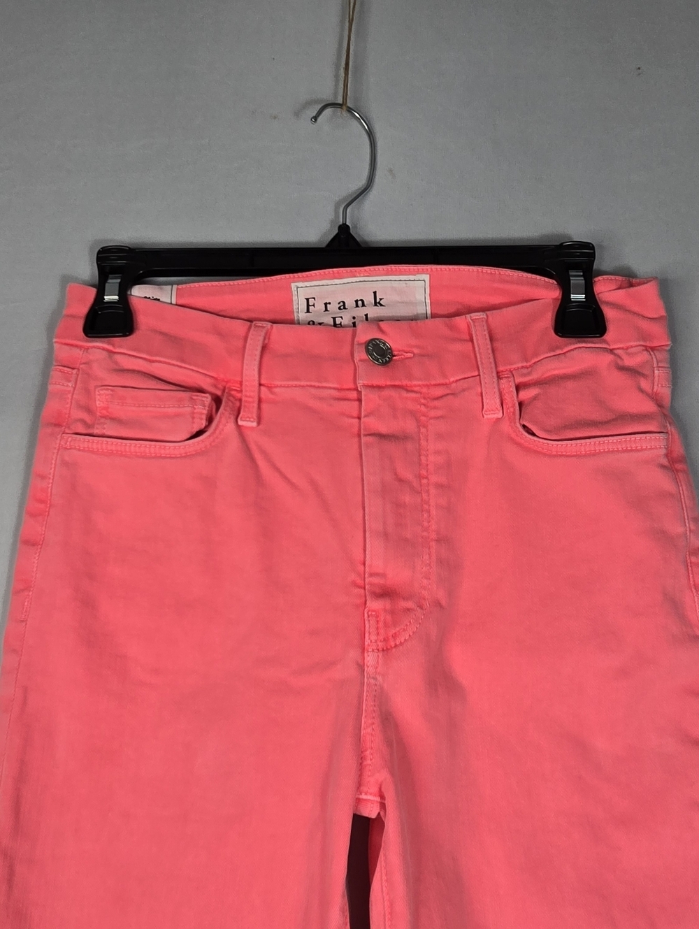 Frank & Eileen Faded Pink Coral Jean Size 27 Stretch Denim Sligo AS IS SPOT - Picture 4 of 16